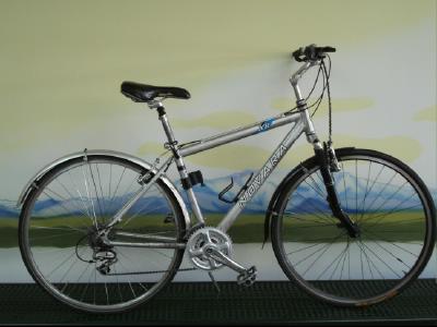 Novara XR Green Alaska Bike Rentals Hybrid Bikes