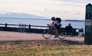 Bicycling in Anchorage, AK.