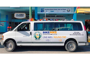 Bike Shop Anchorage's Van