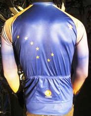 Alaska flag bike jersey